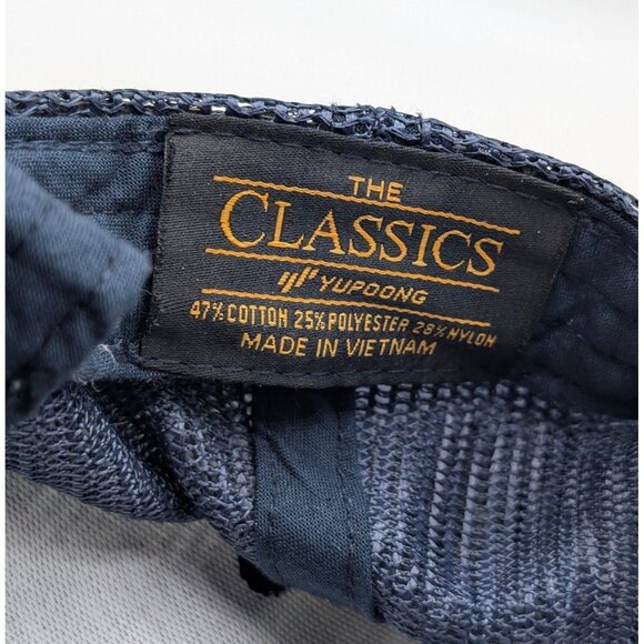 Chaco Navy Blue Mesh Snapback Hat Cap Adjustable Adult Hiking Nature Breathable - Picture 5 of 5